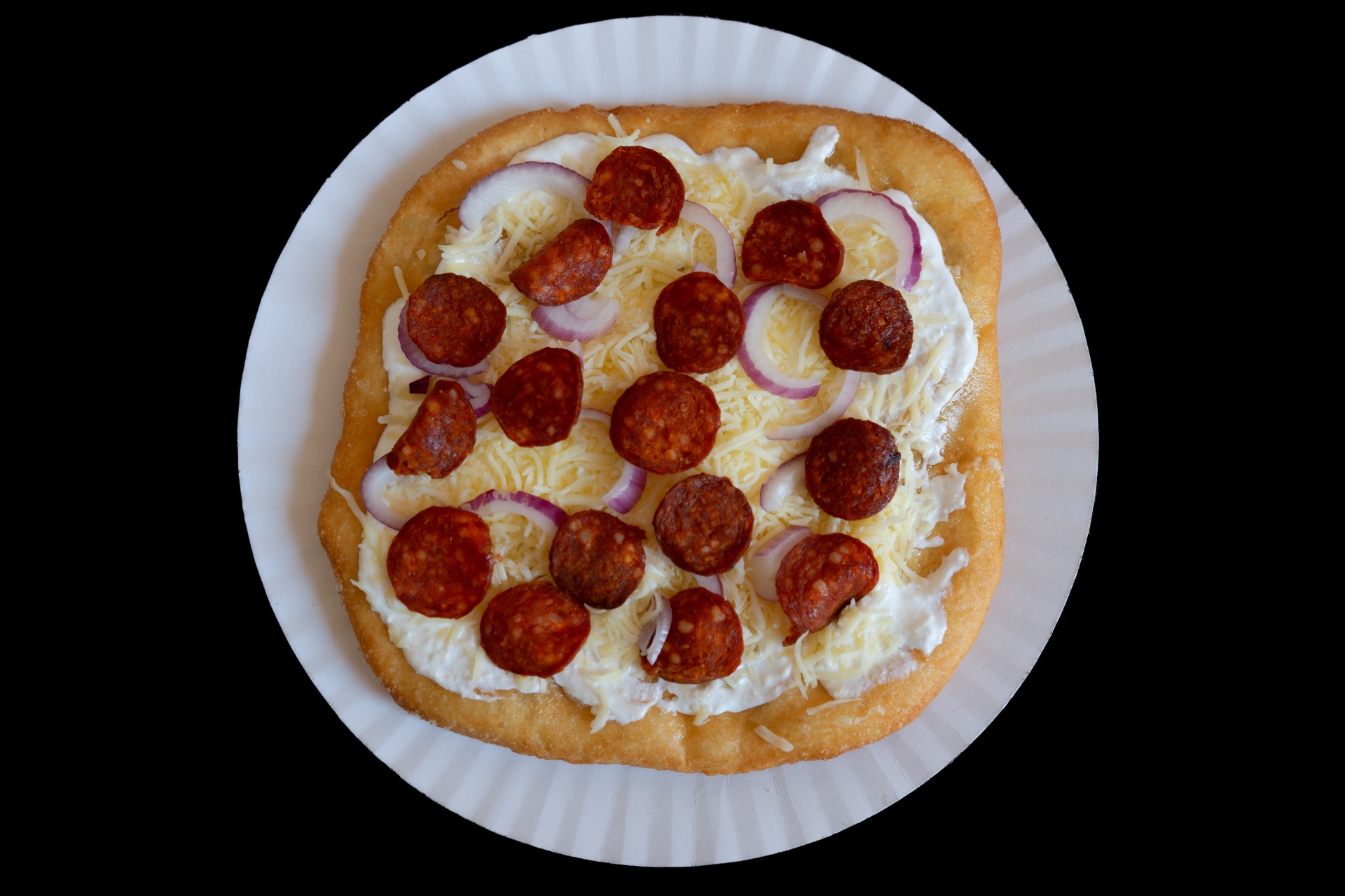 Lángos (Magyaros)